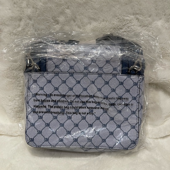 💙 Steve Madden Ocean Bfern 2 Purses in One Cross Body Bag and Credit Card Case - Picture 5 of 17